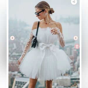 Untamed Petals Arlington Mini Pearl Dress